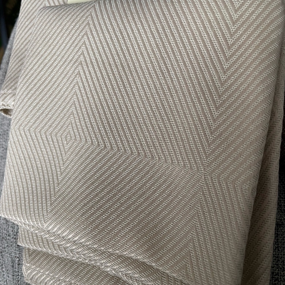 Lauren Ralph Lauren Set of 6 Harrison Herringbone print Square cloth Napkins NEW - Picture 6 of 6